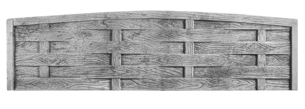 Geflochtene Holz-Optik mit Segmentbogen