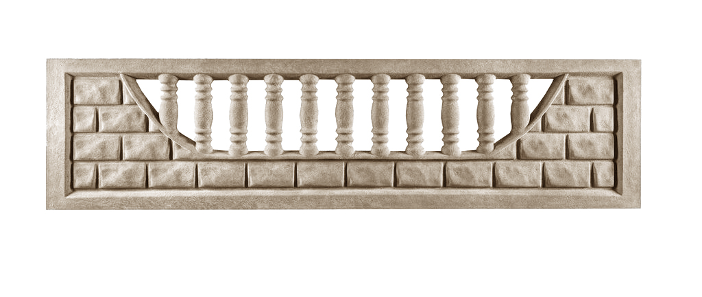 Betonzaun Steinwand mit Zier-Balustrade – Detailansicht 3 – VARORA-TEAM
