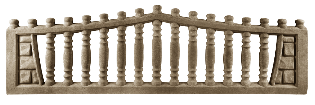 Betonzaun Zier-Balustrade mit Segmentbogen – Detailansicht 5 – VARORA-TEAM