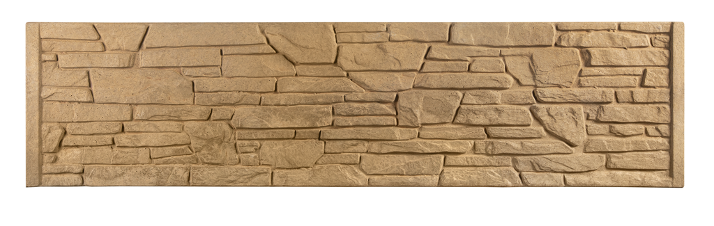 Betonzaun Naturstein-Schichtoptik – Detailansicht 2 – VARORA-TEAM