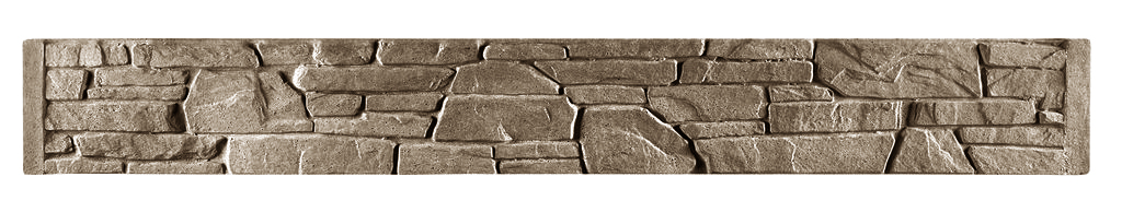 Betonzaun Naturstein-Schichtoptik (kompakt) – Detailansicht 2 – VARORA-TEAM