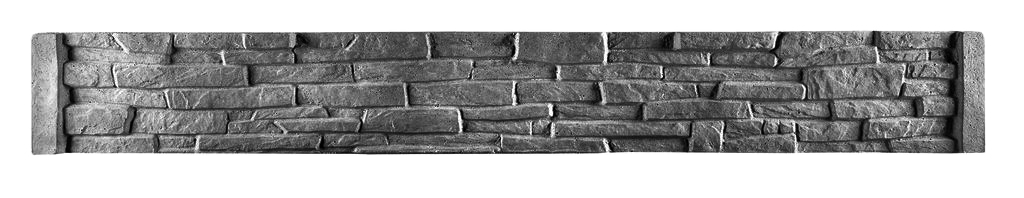 Betonzaun Naturstein-Schichtoptik (25cm) – Detailansicht 4 – VARORA-TEAM