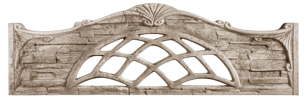 Betonzaun Schieferstein Optik Exklusive Ornamente – Detailansicht 6 – VARORA-TEAM
