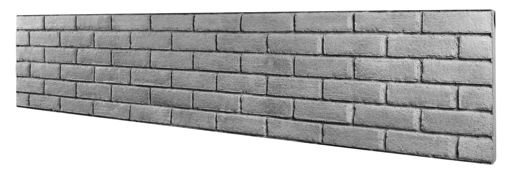 Betonzaunplatte in Ziegelstein Optik Bild 3