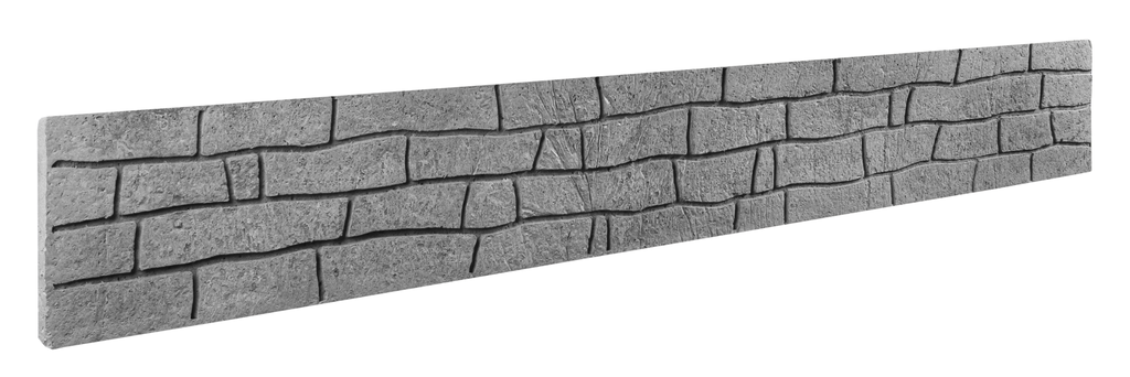 Betonzaun Rückseitenabdruck Ziegeloptik – Detailansicht 2 – VARORA-TEAM