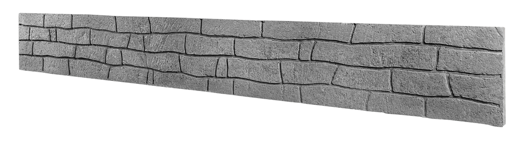 Betonzaun Rückseitenabdruck Ziegeloptik – Detailansicht 3 – VARORA-TEAM
